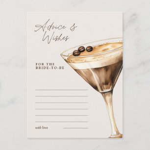 Råd & önskemål Espresso Martini Brudkasselek Vykort