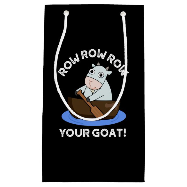 Rad på din Goat Funny Animal Pun Mörk BG (Framsidan)