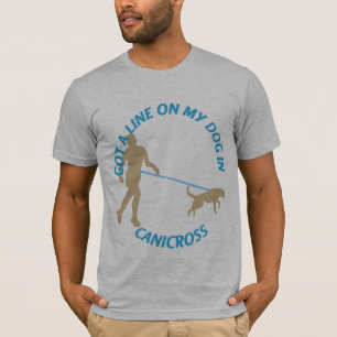 Rad på Min Hund i Canicross T-shirt