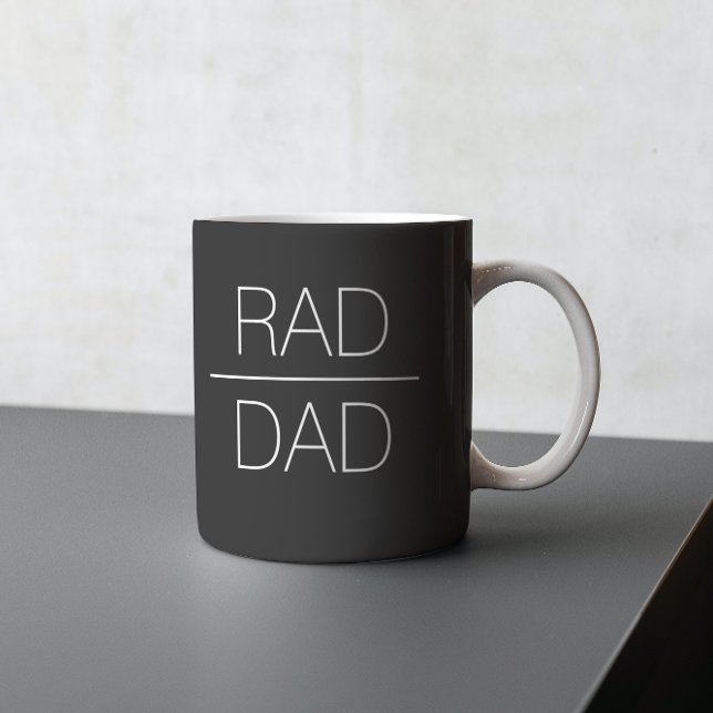 Rad Pappa aily eller Fars dag T-Shirt Två-Tonad Mugg (Skapare uppladdad)