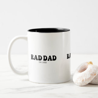 Rad Pappa Est. Retro Vinfärg Tumbler Två-Tonad Mugg