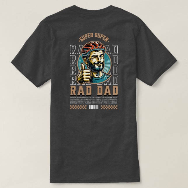 Rad Pappa Fars dag T-Shirt (Design baksida)