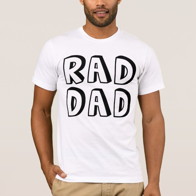 RAD PAPPA Funny Far T-Shirts (Framsida)
