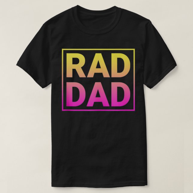 Rad Pappa Funny Fars dag Rad Pappa T Shirt (Design framsida)
