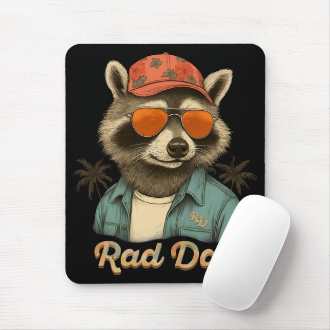 Rad Pappa Funny Lycklig Fars dag Vintage Musmatta (Med mus)