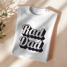 Rad Pappa-Rad som Pappa Far Son matchar T Shirt
