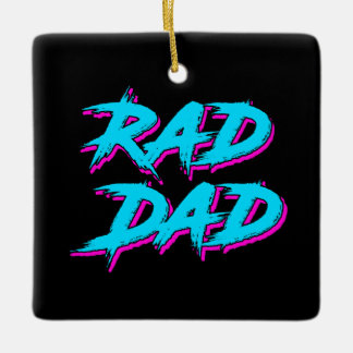 Rad Pappa Retro 80 Julgransprydnad Keramik
