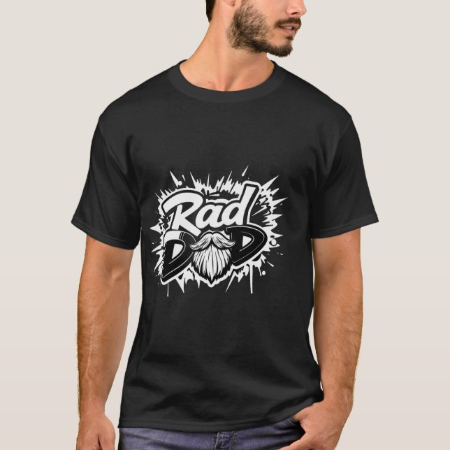 Rad PAPPA - Roligt- och Snyggt Design för Fantasti T Shirt (Framsida)