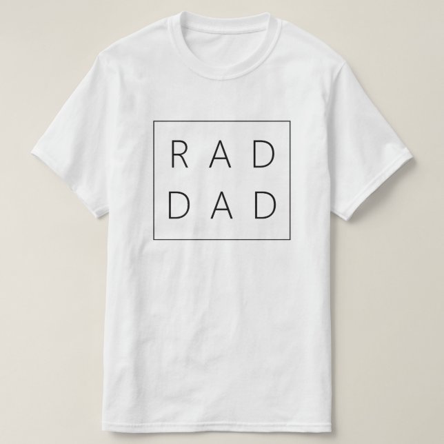 Rad Pappa Shirt för Fars dag Tee Shirt (Design framsida)