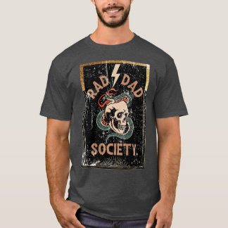 Rad Pappa Society Coola Pappa Klubb Pappa Life Far T Shirt