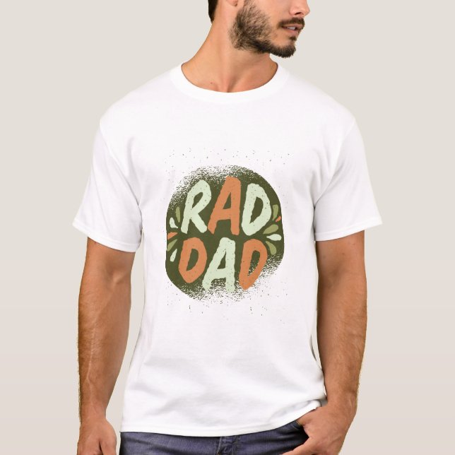 Rad Pappa T Shirt (Framsida)