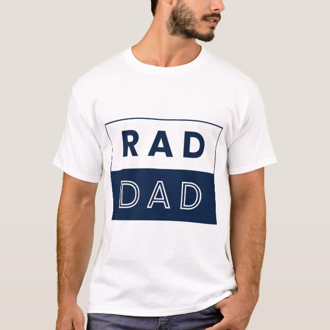 RAD PAPPA T-Shirt - Coola Modern Fars dag-gåva (Framsida)