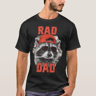 Rad Pappa Tvättbjörn Fars Dag Rad Cool T Shirt