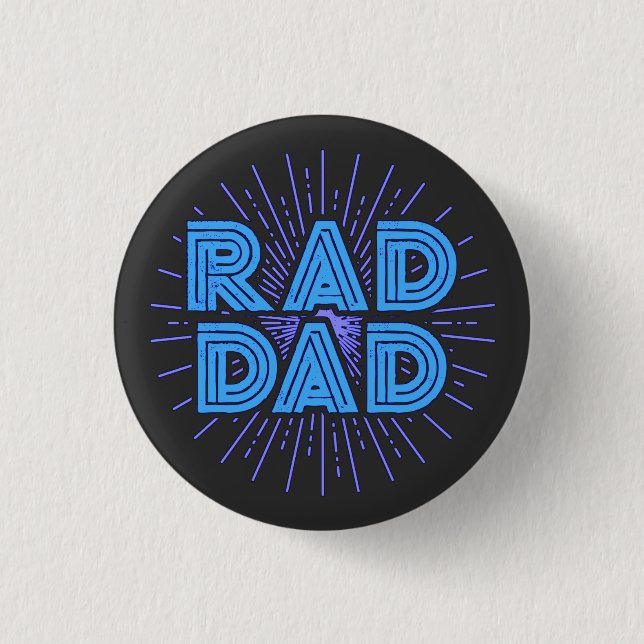 Rad Pappa Typography Design | FARS DAG Knapp (Framsida)