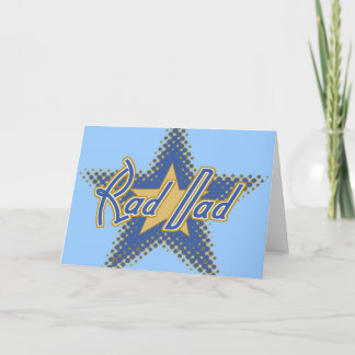 Rad-pappan, pappa är Rad Kort