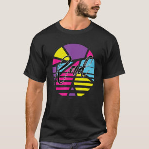 Rad Psychedelic Design I Kärlek 80-talet T Shirt