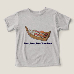 Rad, rad, rad i båten t shirt