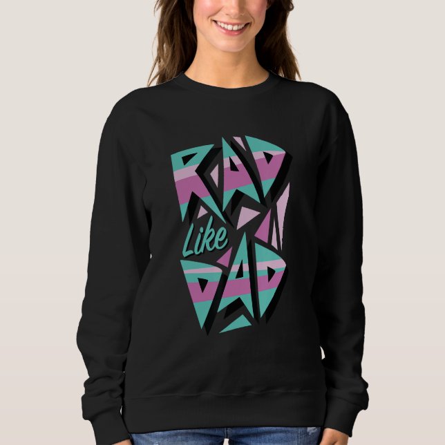 Rad som Pappa, 80:s Retro-grafik 1 T Shirt (Framsida)
