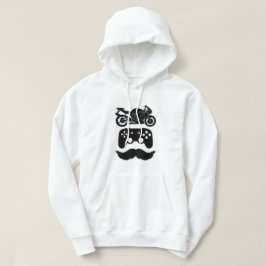 Rad.spel.Pappa svart grafik med text (b) Hoodie