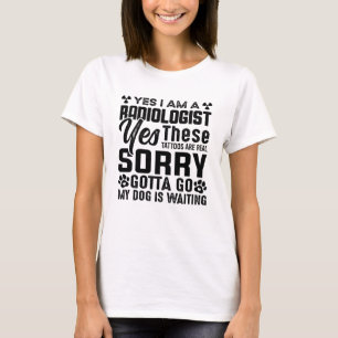 Rad Tech Ja, jag är radiolog Xray Radiology T Shirt