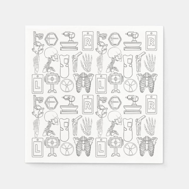 Rad Tech Party Pappersservett (Framsidan)