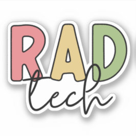 Rad Tech Radiologic Technology Radiology Klistermärken