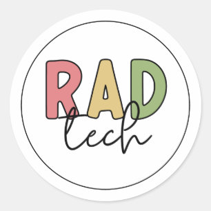 Rad Tech Radiologic Technology Radiology Runt Klistermärke