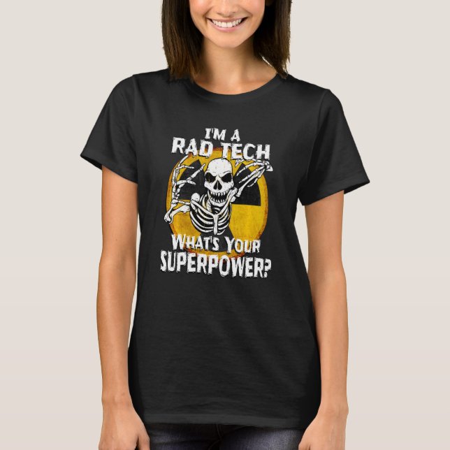 Rad Tech Radiology Technician Xray Tech Ske T Shirt (Framsida)