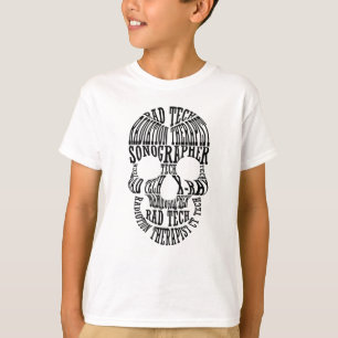 Rad Tech Skull-teknikern Xray Radiology Tech T Shirt