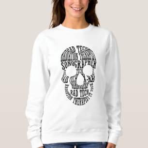 Rad Tech Skull-teknikern Xray Radiology Tech T Shirt