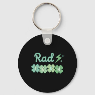 Rad Tech St patricks day Xray Irish Lucky Radiolog Nyckelring