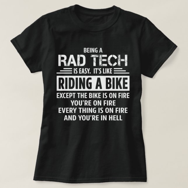 Rad Tech T Shirt (Design framsida)