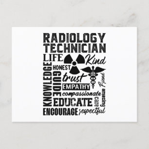 Rad Tech Technolog Xray Radiology Technician Vykort