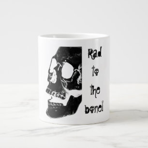 "Rad till benet!" med humant skalle Jumbo Mugg