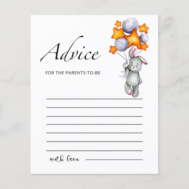 Råd till blivande föräldrar kort (Framsida)