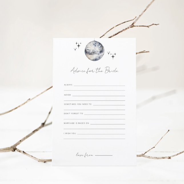 Råd till bruden Disco Boll Bröllopsfestspel (Skapare uppladdad)