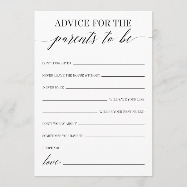 Råd till den förälder som ska bli babyådskans spel program (Framsida)