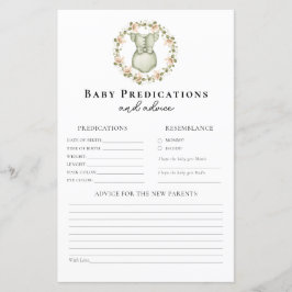 Råd till föräldrar Boho flicka baby shower spel