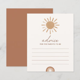 Råd till föräldrar Boho Sunshine Baby Shower Game