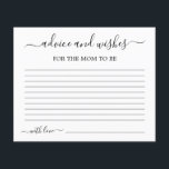 Råd till kortet Mamma<br><div class="desc">Råd om att Mamma ska vara ett minimalistiskt kort</div>