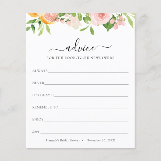 Råd till Newlyweds (Framsida)