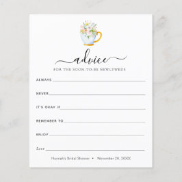 Råd till Newlyweds Möhippa Tea