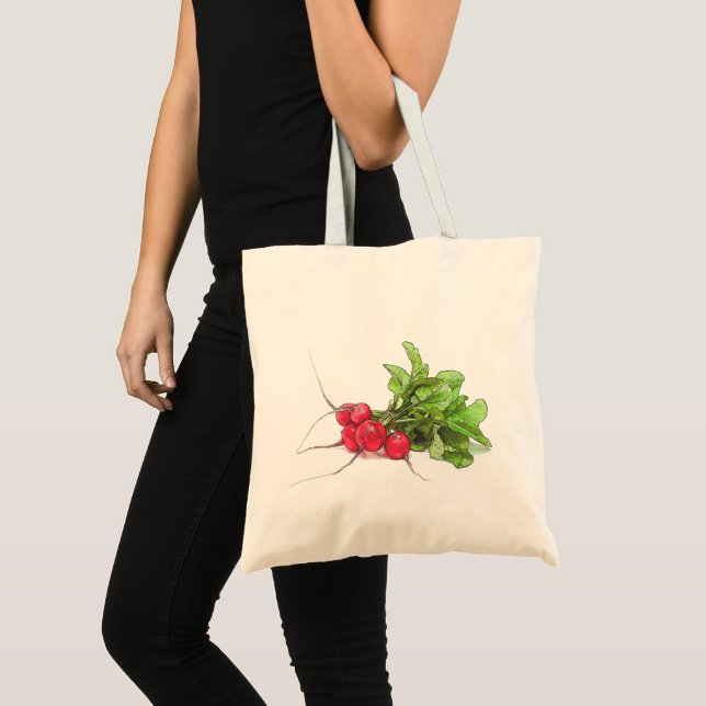 Rad Tote Bag Tygkasse (Framsida (produkt))