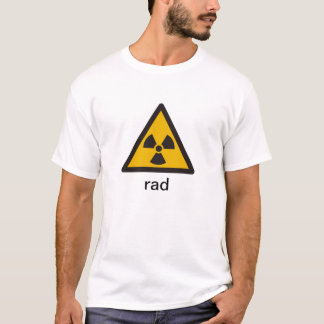 rad traditionellt utstrålningssymbol tee shirt