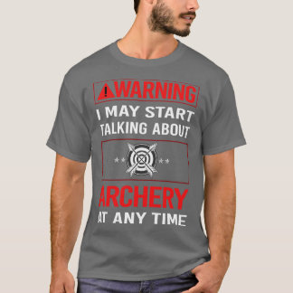 Rad-varningskaraktär Archer Arrow Arrows Bow T Shirt