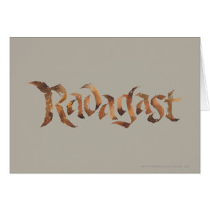 RADAGAST™ Namn texturerad Hälsningskort