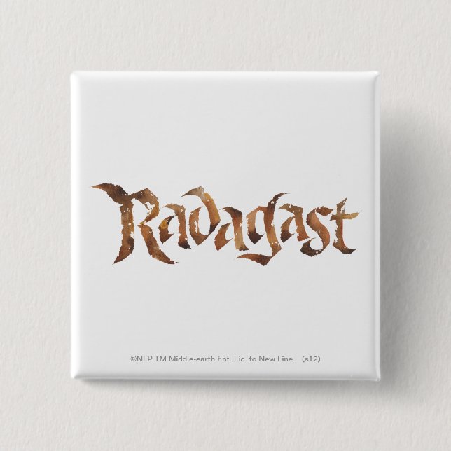 RADAGAST™ Namn texturerad Knapp (Framsida)