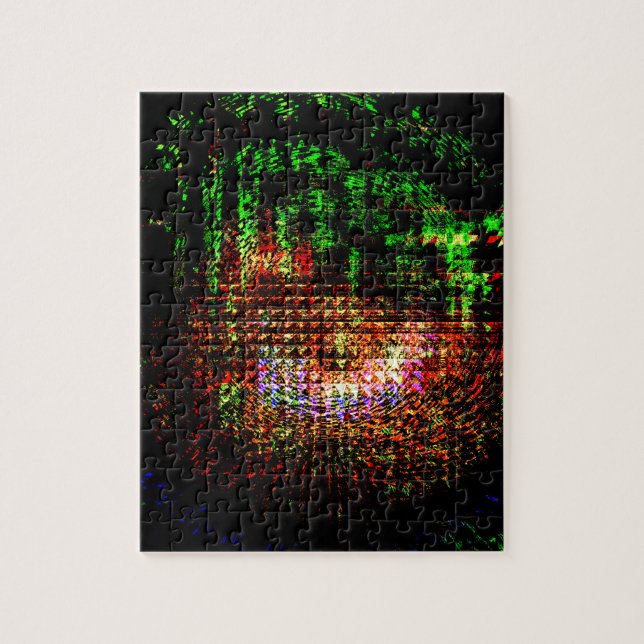 radar kaleidoscope mönster pussel (Vertikal)