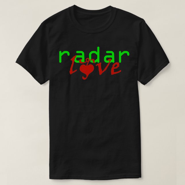 Radar Kärlek T Shirt (Design framsida)