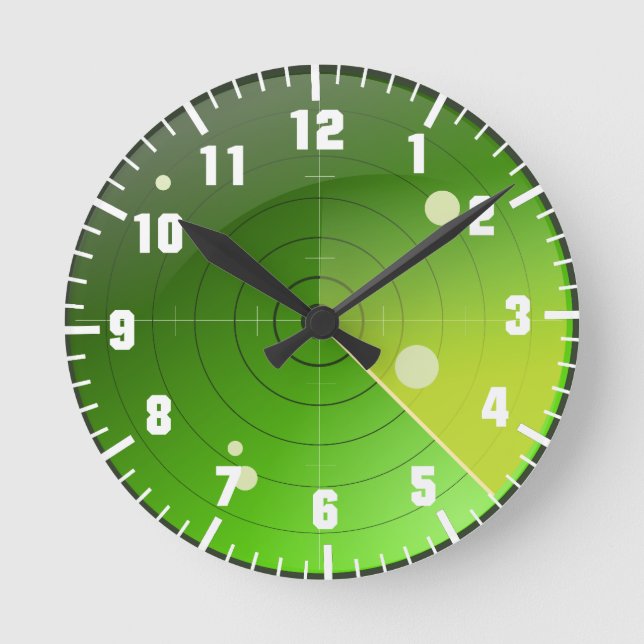 radar rund klocka (Framsida)